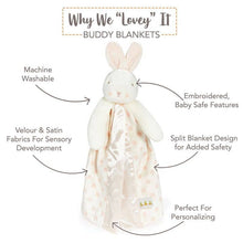 Load image into Gallery viewer, Bunnies By the Bay - Blossom Bunny Dot Buddy Blanket
