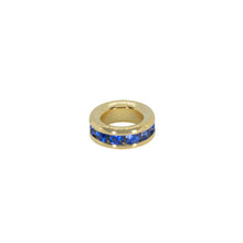 Load image into Gallery viewer, Maya J - Mini Birthstone Charms - 8mm Gold-Plated - 6 Pack (By Month) - May - White