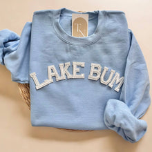 Load image into Gallery viewer, Threads And Needles, INC. - Lake Bum Sweatshirt, Lake Life Sweatshirt: Light Pink / M