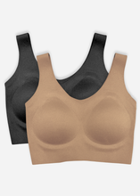 Load image into Gallery viewer, ELIETIAN - Seamless Cloud Comfort Bra: Black / X-Large (38-42 D-G)