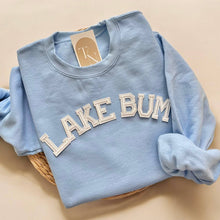 Load image into Gallery viewer, Threads And Needles, INC. - Lake Bum Sweatshirt, Lake Life Sweatshirt: Navy / L