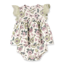 Load image into Gallery viewer, Tesa Babe - Garden Bloom Skirted Bodysuit: 0-3M
