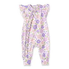 Load image into Gallery viewer, Tesa Babe - Floral Frolic Bamboo Zipper Romper: 6-9M
