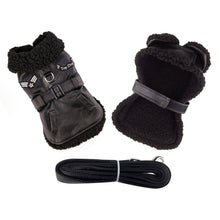 Load image into Gallery viewer, Doggie Design - Top Dog Flight Harness Coat - Black - Large
