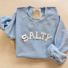 Load image into Gallery viewer, Threads And Needles, INC. - Salty Crewneck Sweatshirt, Beach Sweatshirt: Beige / S