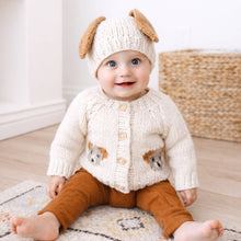 Load image into Gallery viewer, Huggalugs - Puppy Cardigan Sweater Baby & Toddler - 6-12 months