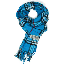 Load image into Gallery viewer, Glory Max - Unisex Winter Scarf Classic Tartan Plaid Soft Cashmere Feel - Pink