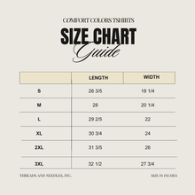 Load image into Gallery viewer, Threads And Needles, INC. - Comfort Colors Salty Tee Shirt, Beach Tees: Blossom / L