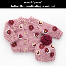 Load image into Gallery viewer, Huggalugs - Pansy Cardigan Rosy for Baby & Toddler - 12-18 months