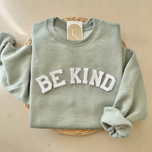 Load image into Gallery viewer, Threads And Needles, INC. - Be Kind Sweatshirt, Mental Health Sweatshirt: Light Pink / M