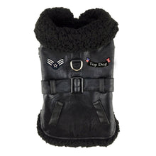 Load image into Gallery viewer, Doggie Design - Top Dog Flight Harness Coat - Black - X-Large