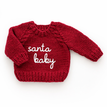 Load image into Gallery viewer, Huggalugs - Santa Baby Sweater Crimson for Baby & Toddler - 0-6 months