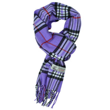 Load image into Gallery viewer, Glory Max - Unisex Winter Scarf Classic Tartan Plaid Soft Cashmere Feel - Pink