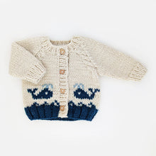 Load image into Gallery viewer, Huggalugs - Whale Cardigan Sweater for Baby & Toddler - 12-18 months
