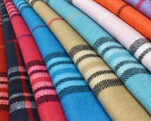 Load image into Gallery viewer, Glory Max - Unisex Winter Scarf Classic Tartan Plaid Soft Cashmere Feel - Lavender