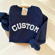 Load image into Gallery viewer, Threads And Needles, INC. - Custom Crewneck Sweatshirt, Custom State & City Sweatshirt: Red / 2XL