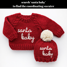 Load image into Gallery viewer, Huggalugs - Santa Baby Crimson Beanie Hat for Baby & Kids - M (6-24 months)