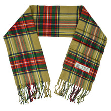 Load image into Gallery viewer, Glory Max - Unisex Soft Cashmere Feel Stewart Plaid Winter Muffler Scarf - Green