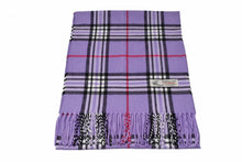 Load image into Gallery viewer, Glory Max - Unisex Winter Scarf Classic Tartan Plaid Soft Cashmere Feel - Lavender