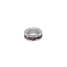 Load image into Gallery viewer, Maya J - Mini Birthstone Charms - 8mm Gold-Plated - 6 Pack (By Month) - May - White