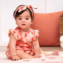 Load image into Gallery viewer, Tesa Babe - Fluttering Blooms Baby Girl Cotton Romper: 6-12M