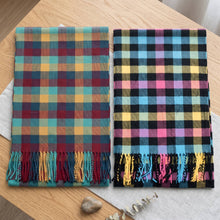 Load image into Gallery viewer, Glory Max - Winter Scarf Colorful Plaid Soft Cashmere Feel Muffler - Design #1