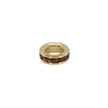 Load image into Gallery viewer, Maya J - Mini Birthstone Charms - 8mm Gold-Plated - 6 Pack (By Month) - April - Yellow