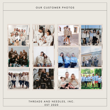 Load image into Gallery viewer, Threads And Needles, INC. - Salty Crewneck Sweatshirt, Beach Sweatshirt: Light Blue / XL