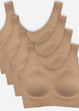 Load image into Gallery viewer, ELIETIAN - Seamless Cloud Comfort Bra - Nude / X-Large (38-42 D-G)