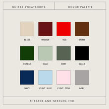 Load image into Gallery viewer, Threads And Needles, INC. - Be Kind Sweatshirt, Mental Health Sweatshirt: Light Pink / L