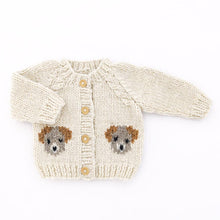 Load image into Gallery viewer, Huggalugs - Puppy Cardigan Sweater Baby & Toddler - 6-12 months