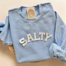 Load image into Gallery viewer, Threads And Needles, INC. - Salty Crewneck Sweatshirt, Beach Sweatshirt: Sage / M