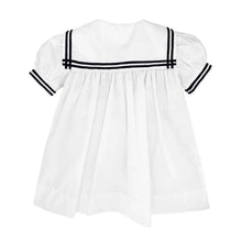 Load image into Gallery viewer, Petit Ami & Zubels - Nautical Sailor Dress - Navy / 2T