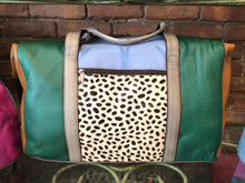 Load image into Gallery viewer, Morgan Travel Bag ~ Print Various Colors Leather