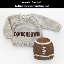 Load image into Gallery viewer, Huggalugs - Touchdown Football Sweater for Baby &amp; Toddler: 6-12 months
