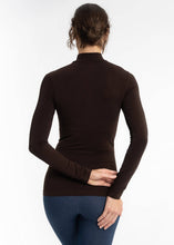 Load image into Gallery viewer, ELIETIAN - Long Sleeve Mock Neck Top: Black / One Size
