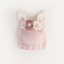 Load image into Gallery viewer, Huggalugs - Flower Bunny Beanie Blush Flower Beanie Multi Baby &amp; Kids: Medium (6-24 months)

