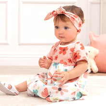 Load image into Gallery viewer, Tesa Babe - Fluttering Blossoms Baby Girl Cotton Dress: 6-12M
