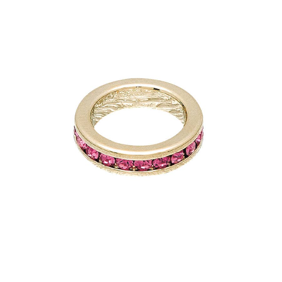 Maya J - 14mm Original Birthstone Necklace Charms - 6 Pack (By Month): October - Yellow