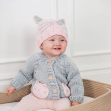 Load image into Gallery viewer, Huggalugs - Kitty Cardigan for Baby &amp; Toddler - 0-6 months
