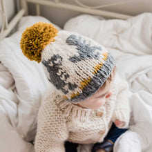 Load image into Gallery viewer, Huggalugs - T-Rex Knit Beanie Hat Baby &amp; Kids: M (6-24 months)
