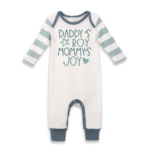 Load image into Gallery viewer, Tesa Babe - Daddy&#39;s Boy Mommy&#39;s Joy Bamboo Romper: 12-18m

