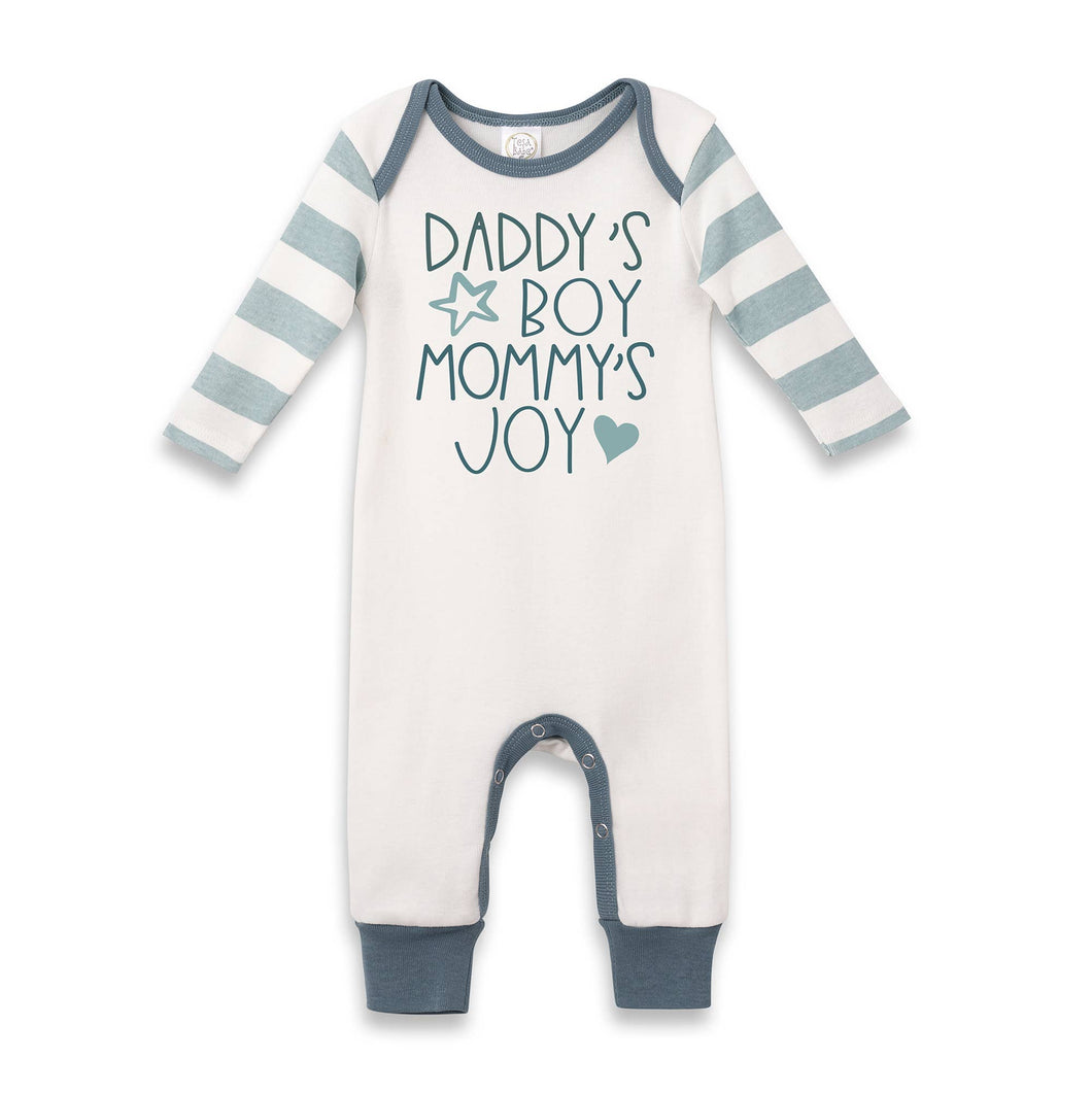 Tesa Babe - Daddy's Boy Mommy's Joy Bamboo Romper: 12-18m