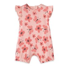 Load image into Gallery viewer, Tesa Babe - Fluttering Blooms Baby Girl Cotton Romper: 3-6M
