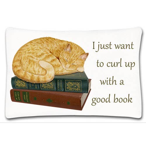 Alice's Cottage - Lavender Sachet 23-531 Cat On Books