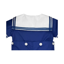 Load image into Gallery viewer, Petit Ami &amp; Zubels - Nautical Sailor Bobby Suit - Navy / 12 Month
