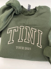 Load image into Gallery viewer, BIRTHDAY OUTFITS - Custom Varsity Embroidered Crewneck/Hoodies: White / Hoodie / L
