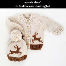 Load image into Gallery viewer, Huggalugs - Oh Deer Cardigan Sweater Baby &amp; Toddler: 6-12 months
