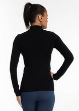 Load image into Gallery viewer, ELIETIAN - Long Sleeve Mock Neck Top: Black / One Size
