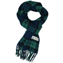 Load image into Gallery viewer, Glory Max - Unisex Soft Cashmere Feel Stewart Plaid Winter Muffler Scarf - Navy
